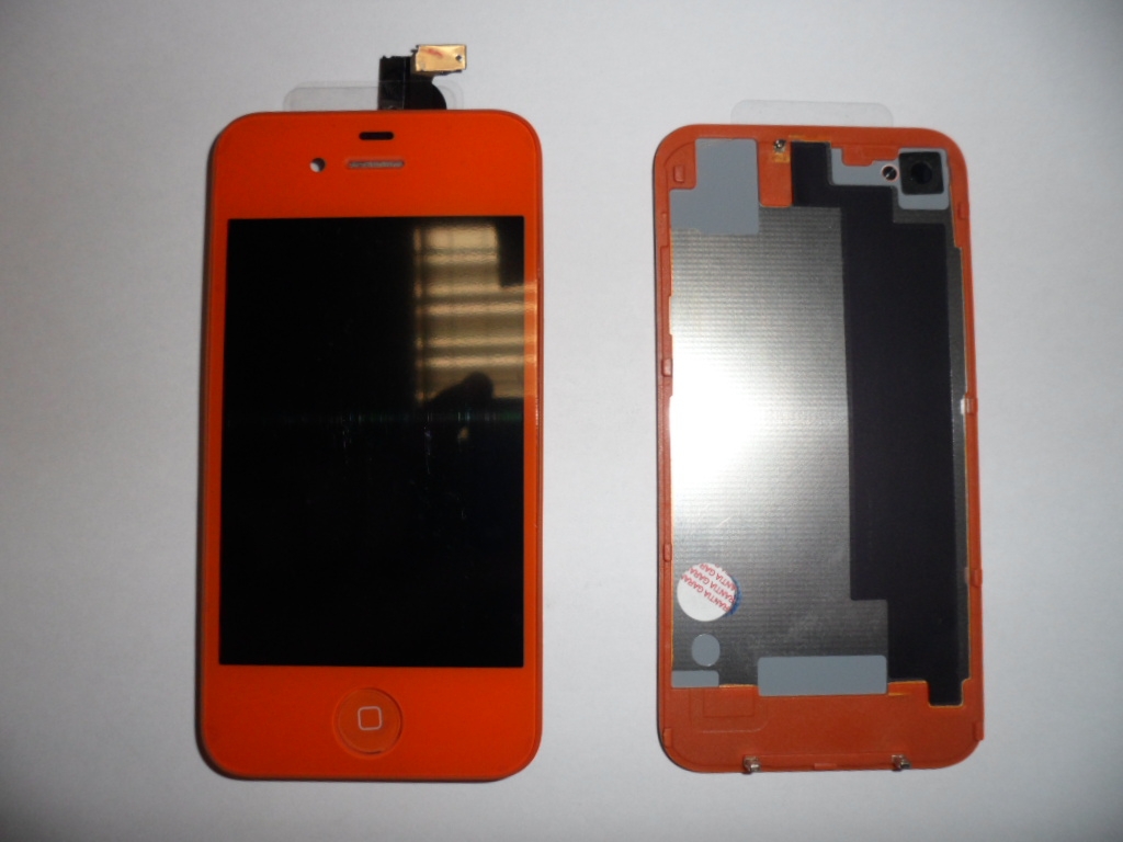 Repuesto housing completo para apple iphone 4s naranja