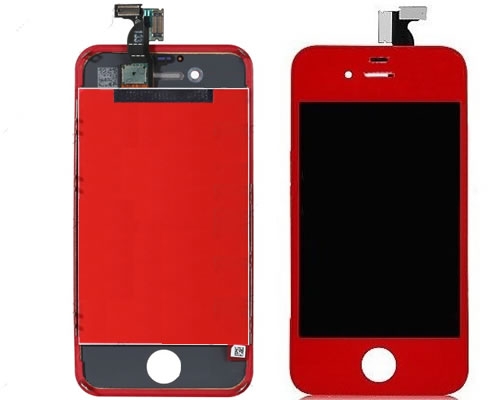 Repuesto housing completo para apple iphone 4s rojo