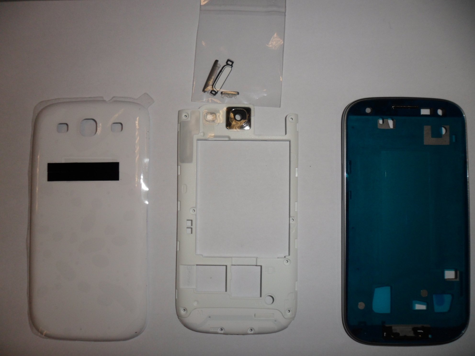 Repuesto housing completo para smartphone samsung galaxy s3 i9300 blanco