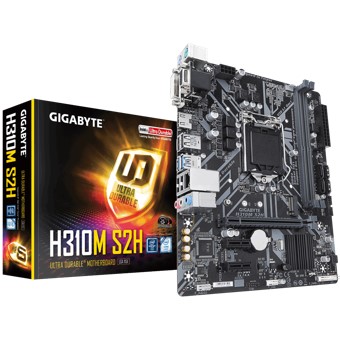 Placa base gigabyte intel ga - h310m s2h lga 1151 ddr4x2 32gb vga dvi - d hdmi micro atx