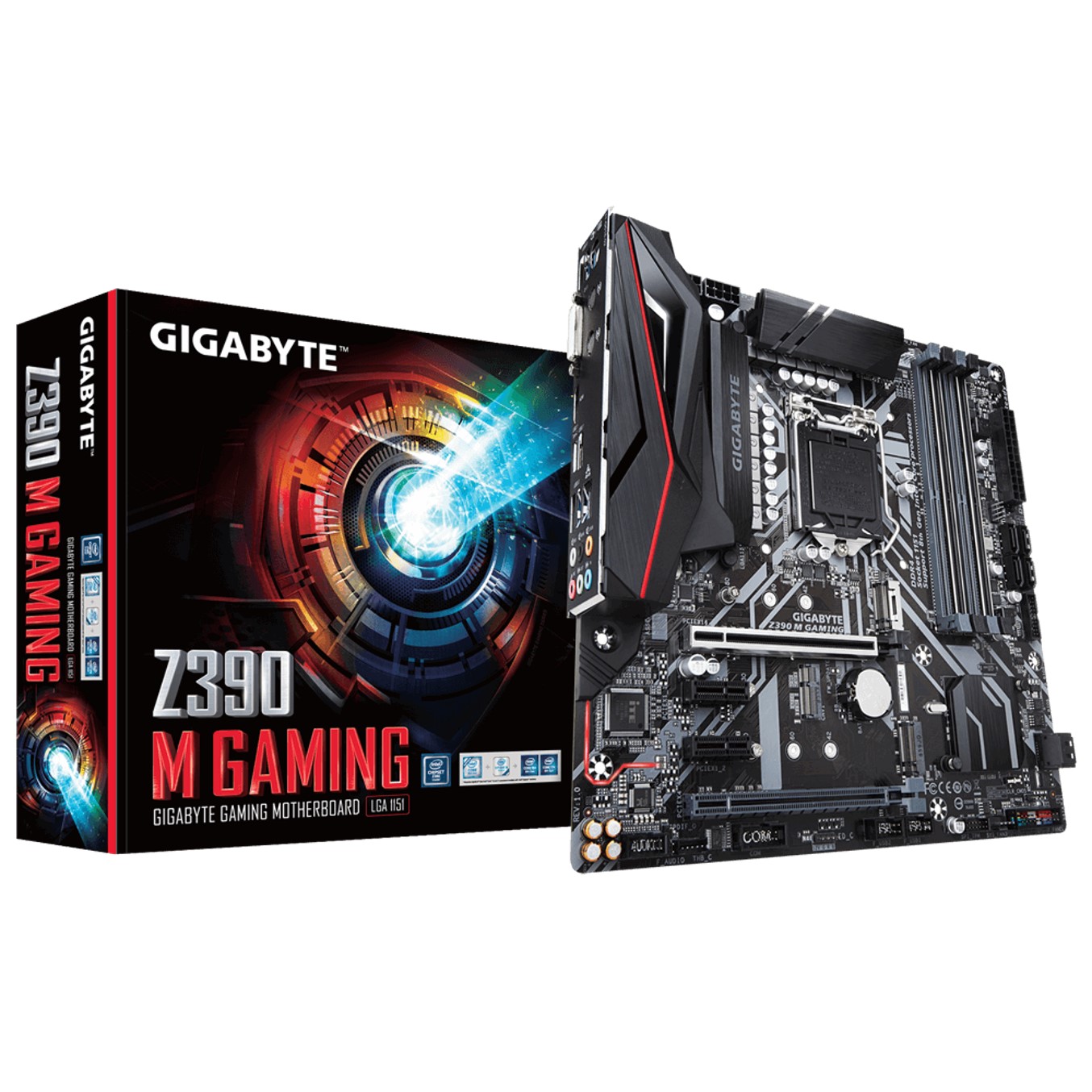 Placa base gigabyte intel z390 m gaming lga 1151 ddr4x4 64gb dvi - d hdmi micro atx