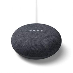 Altavoz inteligente google nest mini carbón -  3 micrófonos -  wifi b - g - n - ac -  bt5.0 -  sonido 360º -  control dispositivo por voz - compatible android - ios