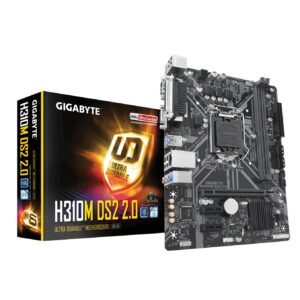 Placa base gigabyte intel h310m ds2 2.0 socket 1151 ddr4x2 2666mhz max 32gb d - sub serie paralelo micro atx