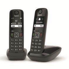 Telefono inalambrico gigaset as690 duo negro