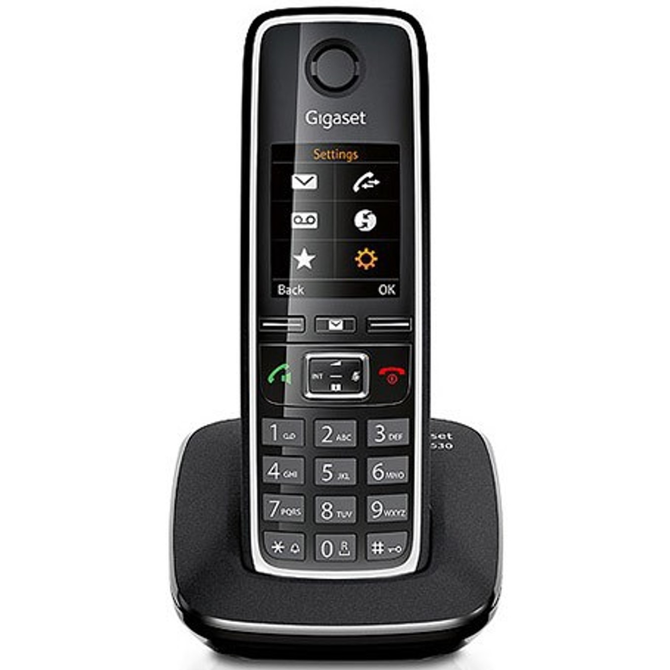 Telefono fijo inalambrico gigaset c530 150 numeros agenda -  30 tonos