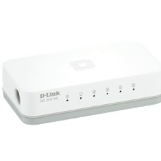 Switch 5 puertos 10 - 100 mb soho d - link