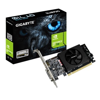 Tarjeta grafica gigabyte nvidia g - force gt 710 - d5 2gb gddr5 dual - link dvi - i hdmi