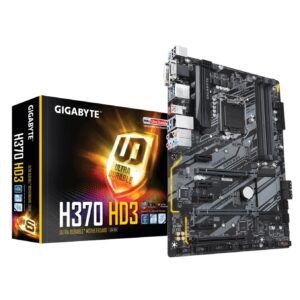 Placa base gigabyte intel h370 - hd3 socket 1151 ddr4x4 2666mhz max 64gb d - sub dvi - d hdmi atx