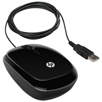Mouse hp optico x1200 usb 1200ppp negro