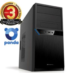 Ordenador pc phoenix home intel dual core 4gb ddr4 250 gb ssd rw micro atx