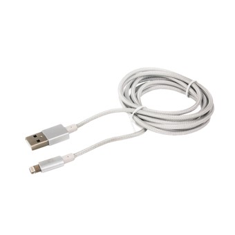 Cable silver ht usb -  lightning luxury -  macho - macho -  1.5m -  plata