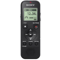 Grabadora digital sony icd - px370 - 4gb - usb -  mp3 - bateria 57 hs duracion.