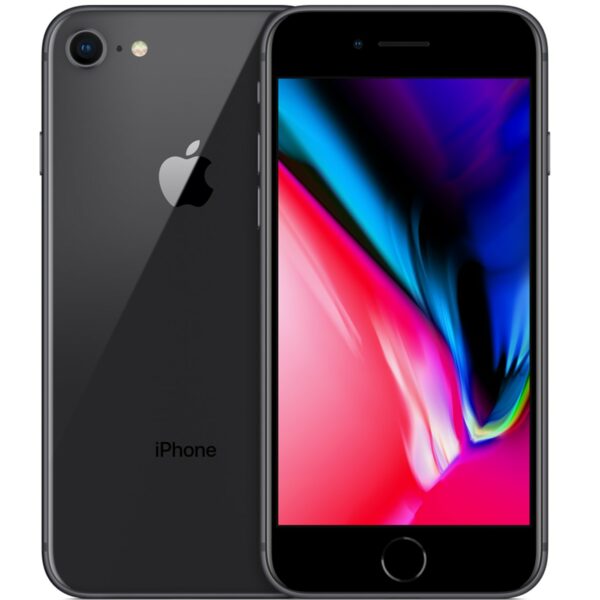 Telefono movil smartphone reware apple iphone 8 64gb space grey - 4.7pulgadas - lector huella - reacondicionado - refurbish - grado a+