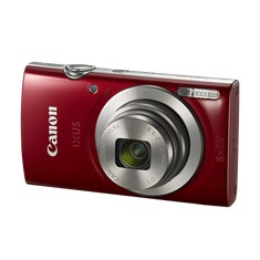 Camara digital canon ixus 185 roja 20mp zoom 16x -  zo 8x -  2.7pulgadas litio -  videos hd -  fecha