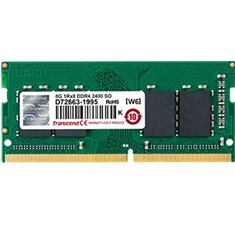 Memoria ddr4 8gb transcend 2400mhz -   so - dimm 260pins