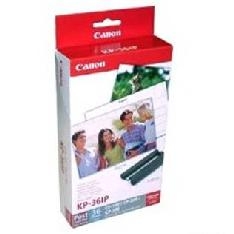 Papel foto canon selphy kp - 36ip 10x15 + tinta 36 hojas series cp