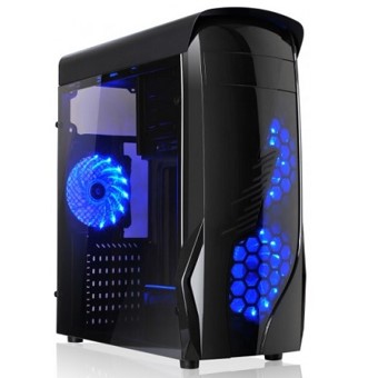 Caja ordenador gaming l - link kron atx usb 3.0 sin fuente