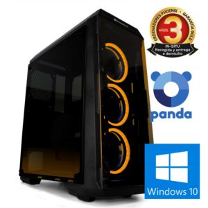 Ordenador phoenix gaming rgb kuiper intel core i5f vga g - force gtx 1660 6gb ddr6 8gb ddr4 2666 500gb ssd nvme  atx pc windows 10