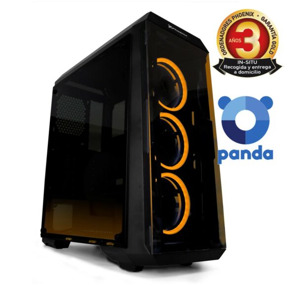 Ordenador phoenix gaming rgb kuiper intel core i5f vga g - force gtx 1660 6gb ddr6 8gb ddr4 2666 500gb ssd nvme  atx pc