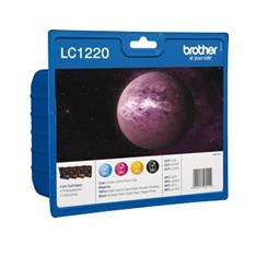 Cartucho tinta brother lc1220bkbp paquete de 4 300 paginas dcpj525w -  dcpj725dw -  dcpj925dw -  mfcj430w -  mfcj625dw -  mfcj825dw