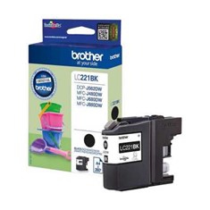 Cartucho tinta brother lc221bk negro 260 paginas dcpj562dw -  mfcj480dw -  mfcj680dw