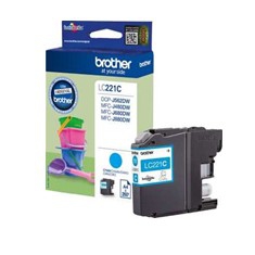 Cartucho tinta brother lc221c cian 260 paginas dcpj562dw -  mfcj480dw -  mfcj680dw