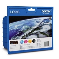 Multipack brother lc985valbp dcpj125 - j140w - j315w - j515w - mfcj220 - j265w - j410 - j415w