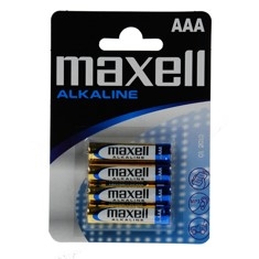 Blister maxell 4 pilas alcalinas aaa lr - 03