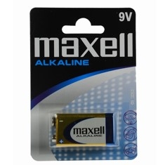 Blister maxell pila alcalina lr - 09 9v