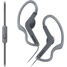 Auriculares deportivos sony as210ap negro - resistente a salpicaduras - microfono