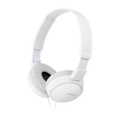 Auriculares sony mdrzx110apw - blanco - pleglable - microfono