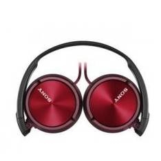 Auriculares sony mdrzx310r diadema plegable rojo