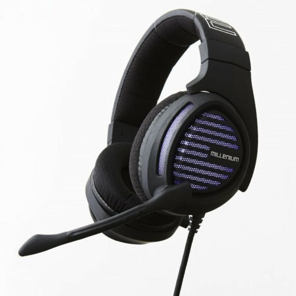 Auriculares millenium mh2 advanced con microfono gaming jack 3.5mm retroiluminacion morada