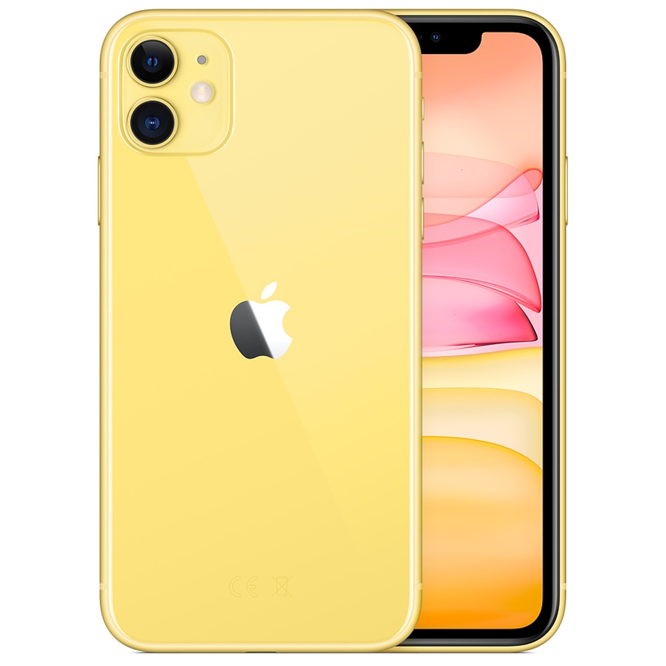 Telefono movil smartphone apple iphone 11 64gb amarillo - 6.1pulgadas - dual sim