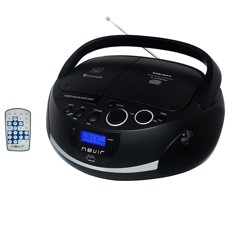 Radio cd mp3 portatil nevir nvr - 480ub negro - bluetooth