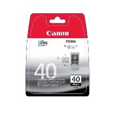 Cartucho tinta canon pg 40 negro 16ml pixma 1600 -  2200 -  2600 -  mp150 -  170 -  190 -  450 -  pg40 blister