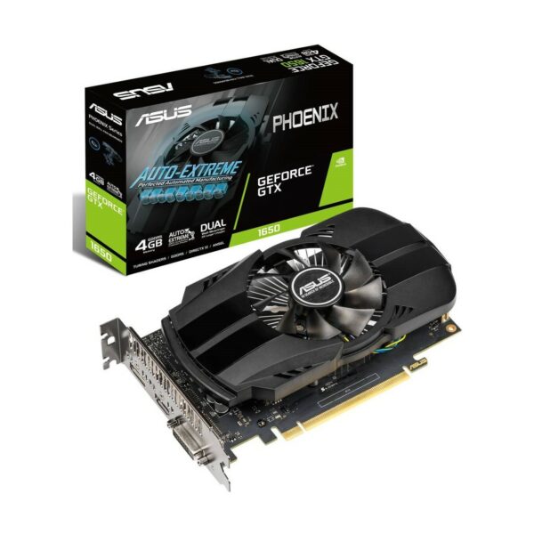 Tarjeta grafica  asus nvidia ph - gtx1650 - o4g 4gb gddr5 dvi - d hdmi display port