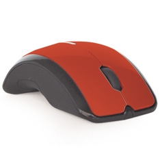 Mouse raton optico  phoenix 2.4ghz wireless usb 800 - 1600dpi rojo