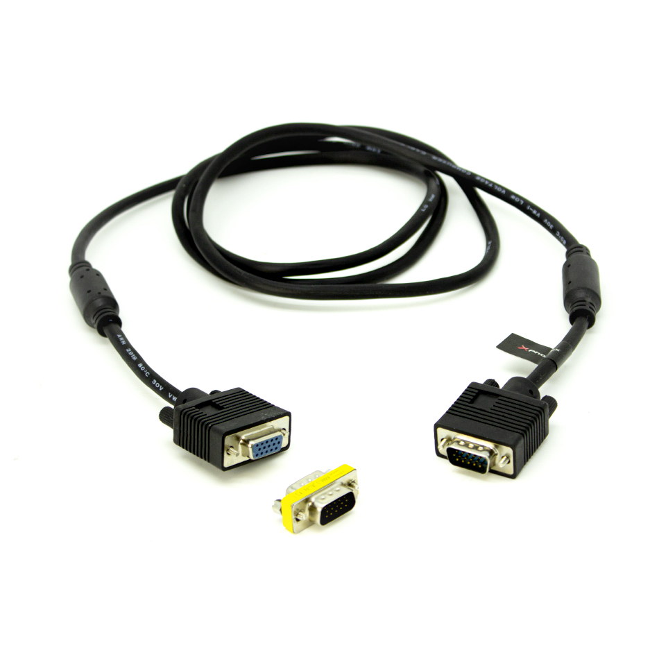 Cable vga phoenix macho macho 1.8m negro