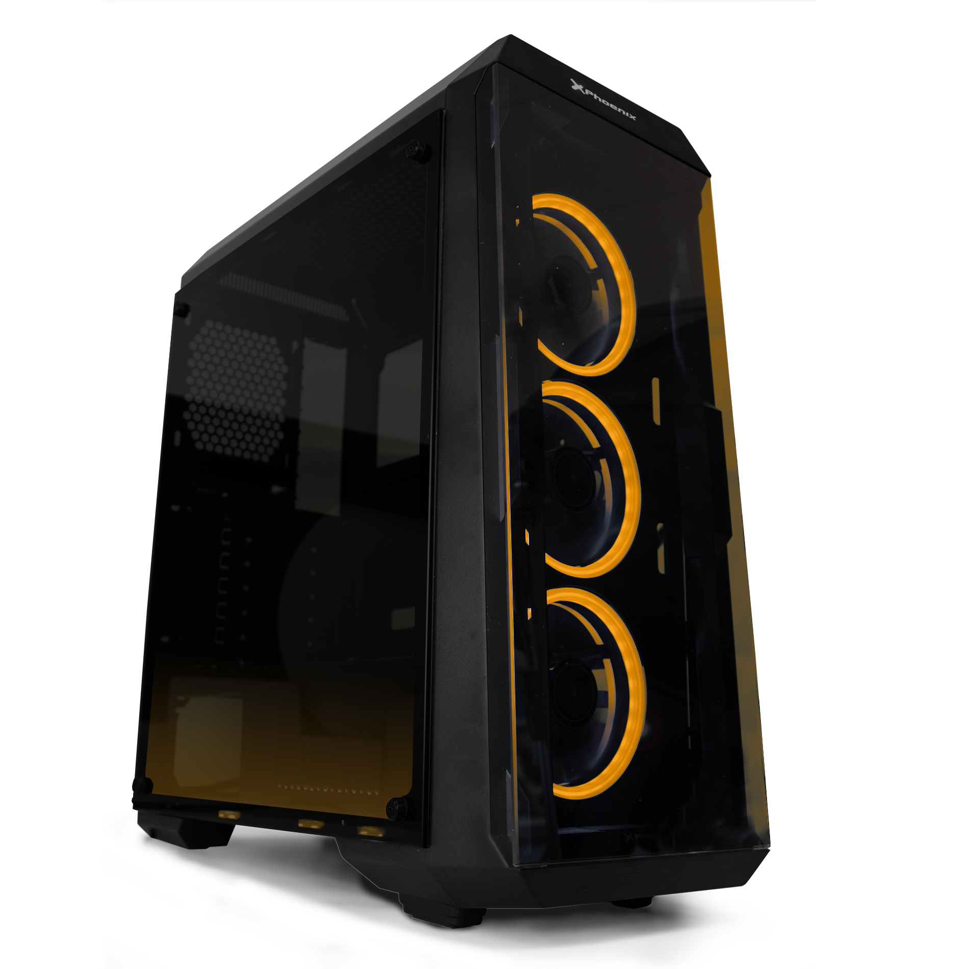 Caja ordenador gaming led phoenix freya edicion rgb - atx mini - atx micro - atx - cristal templado - filtros - usb 3.0 - lateral transparente - incluye 3 ventiladores rgb - controladora - 2 tiras led rgb