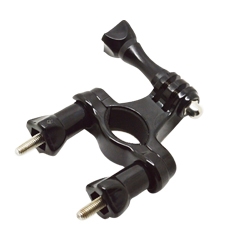 Accesorio soporte para barra - sillin - manillar bicicleta - moto phoenix para camara sport & gopro 4 - 3+ - 3 - 2 - 1 de color negro handlebar seatpost pole mount