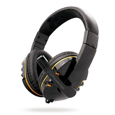 Auriculares con microfono phoenix hydra gaming jack negro y amarillo