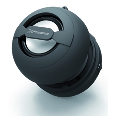 Mini altavoz portatil phoenix miniboom universal bluetooth  - jack 3.5mm con bateria negro