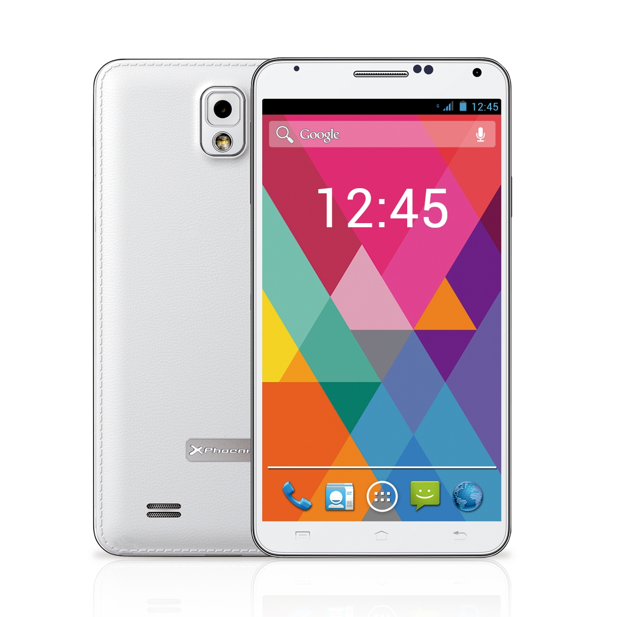 Telefono movil smartphone 5.5pulgadas phoenix rock xl blanco  quad core  1.3 ghz - pantalla qhd ips - android 4.2 - 1gb ram - 8gb flash - camara frontal 2mp +  trasera 13mp - dual sim - libre