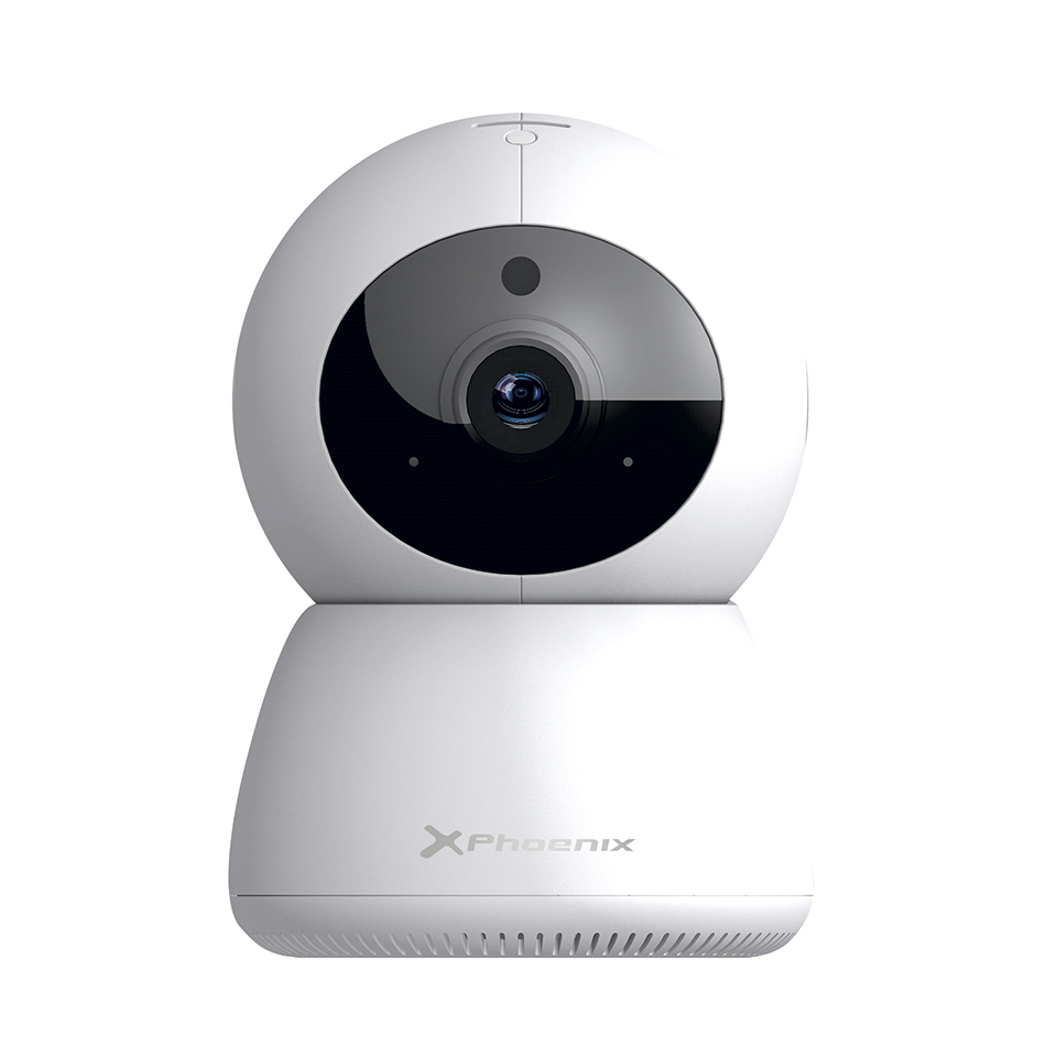 Camara phoenix vigilancia wifi ip 1080p full hd 1920x1080 -  microfono y altavoz - detección de movimiento - vision nocturna y diurna - app - hasta 128gb almacenamiento - color blanco