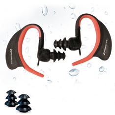 Auriculares sport con microfono phoenix sportwater estereo -   resistentes al agua y al sudor ipx8 - deporte