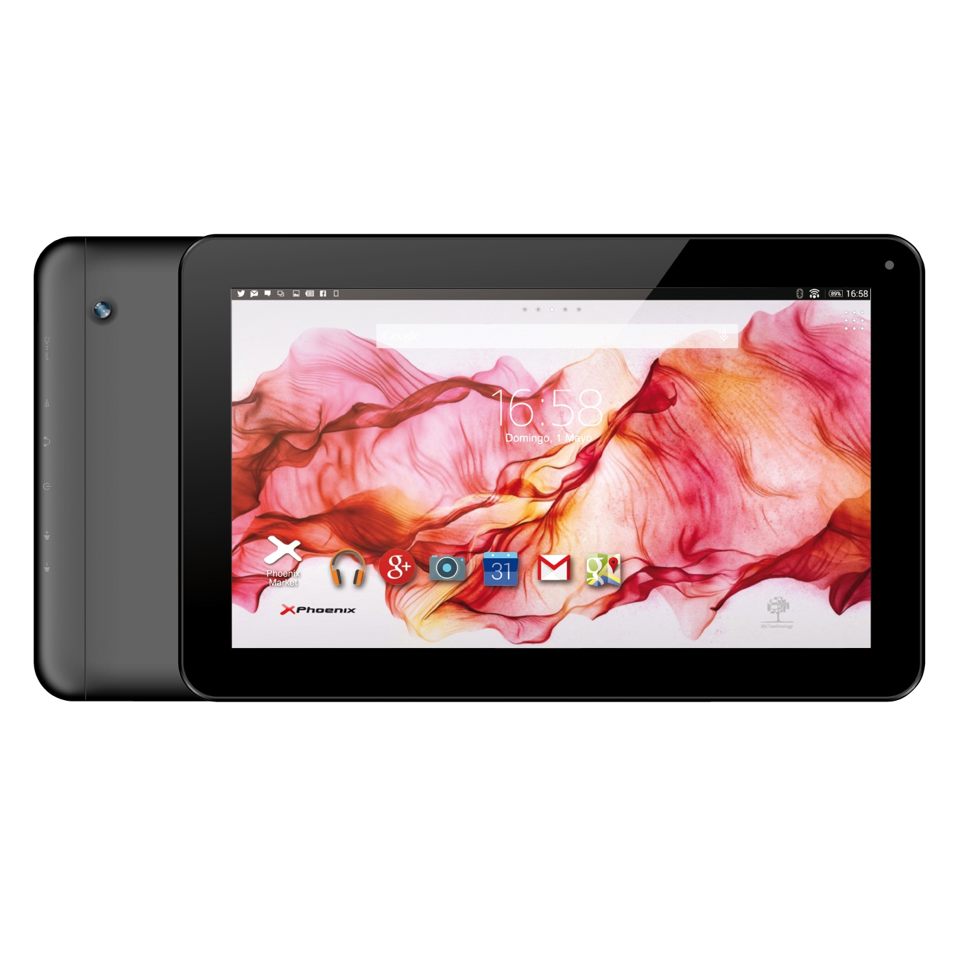 Tablet phoenix intel® atom x3 - c3230rk 1.10 ghz lcd ips  10.1pulgadas 1280 x 800 - android 6 - 16gb - 1gb ram ddr3 -  -  wifi - 3g - bluetooth - micro usb radio fm -  gps -  camara frontal - trasera -  negro