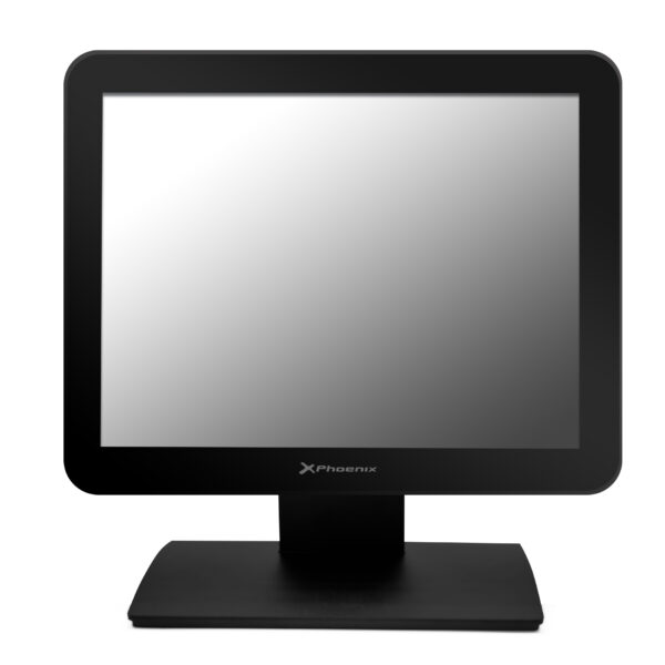 Monitor lcd  led 15pulgadas tactil tpv phoenix phtouchview15 capacitivo - 1024*768 - vga - usb angulo ajustable hasta 80º - soporte metalico - negro