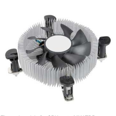 Ventilador  bajo perfil modelo intel lga 1150