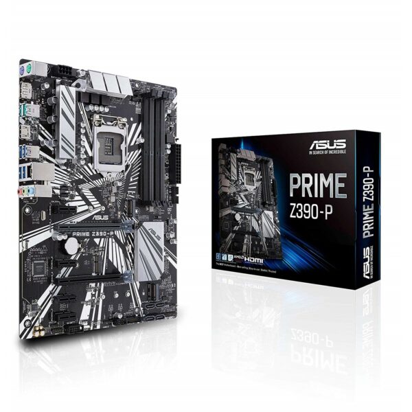 Placa base asus intel prime z390 - p socket 1151 ddr4 x4 2666 mhz max 64gb hdmi display port atx